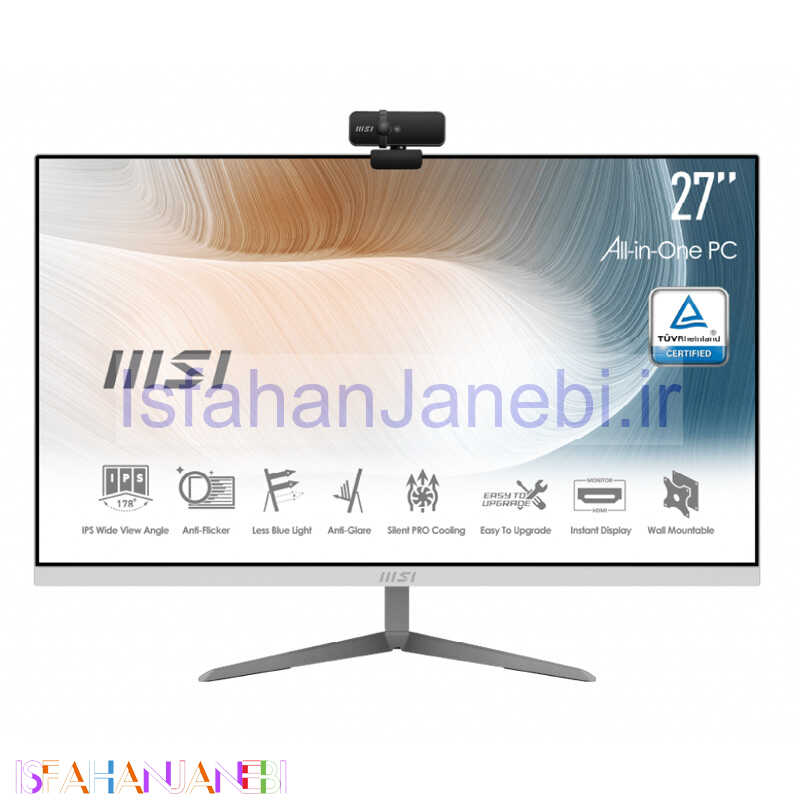 اصفهان جانبی-آل این وان MSI Modern AM271 11M Core i3 (1115G4) 8GB 512GB SSD Intel 27″ FHD