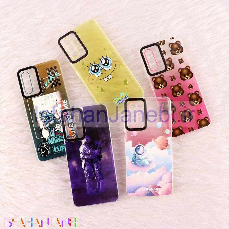 اصفهان جانبی-قاب ژله ای فانتزی محافظ لنزدار Samsung Galaxy A32 4G