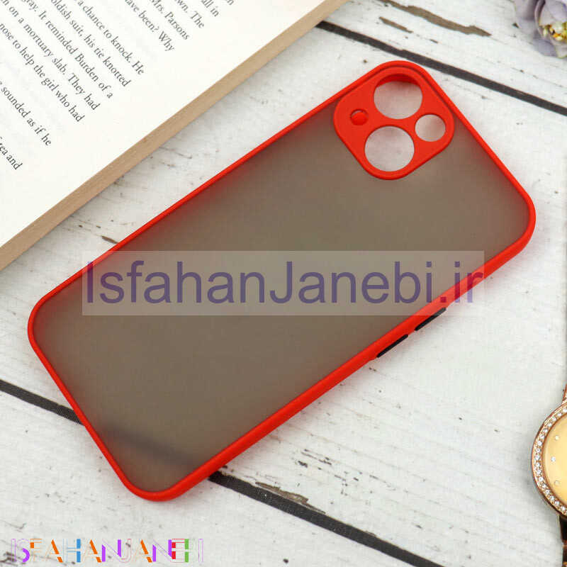 اصفهان جانبی-قاب PC مات محافظ لنز دار آیفون iPhone 13