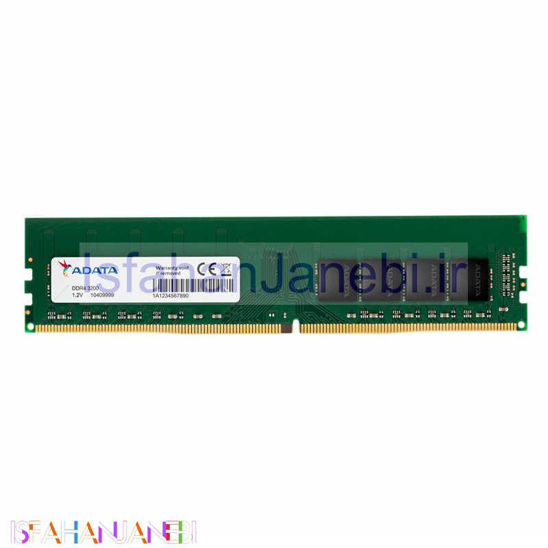 اصفهان جانبی-رم کامپیوتر Adata PC4-25600 DDR4 8GB 3200MHz CL22 Single