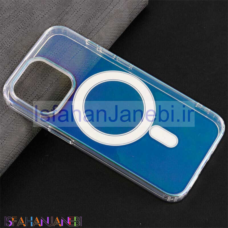 اصفهان جانبی-قاب PC شفاف هولوگرامی Keliluo مگ سیف iPhone 13 Pro