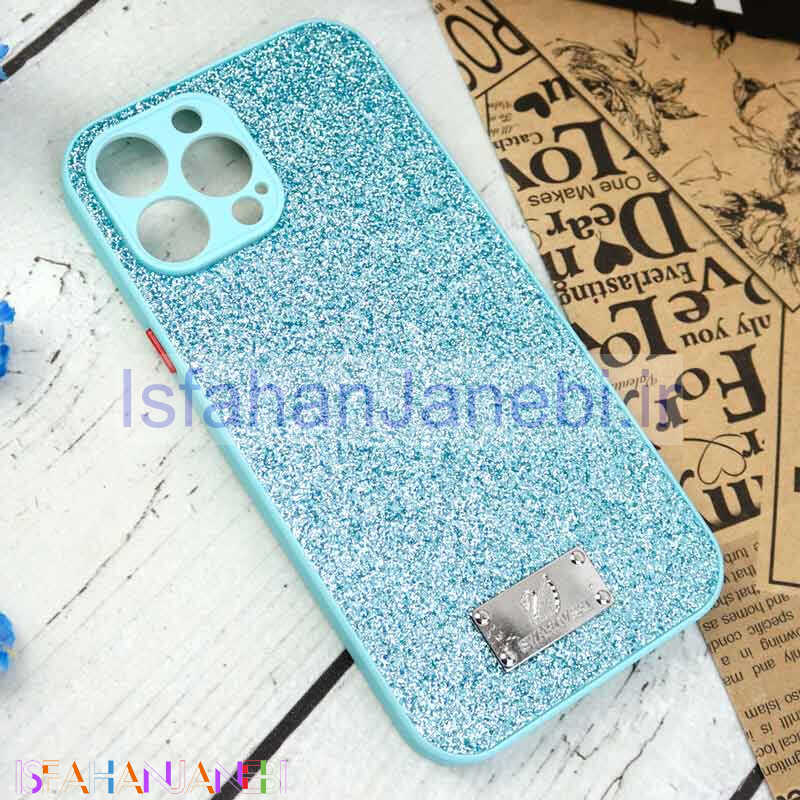 اصفهان جانبی-قاب شاینی Swarovski محافظ لنزدار iPhone 13 Pro Max