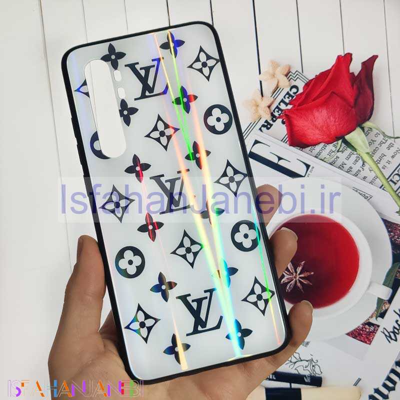 اصفهان جانبی-قاب لیزری پشت گلسی LV شیائومی Mi Note 10 Lite