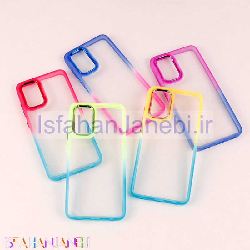 اصفهان جانبی-قاب PC شفاف متال ایرون دو رنگ Samsung Galaxy A32 4G