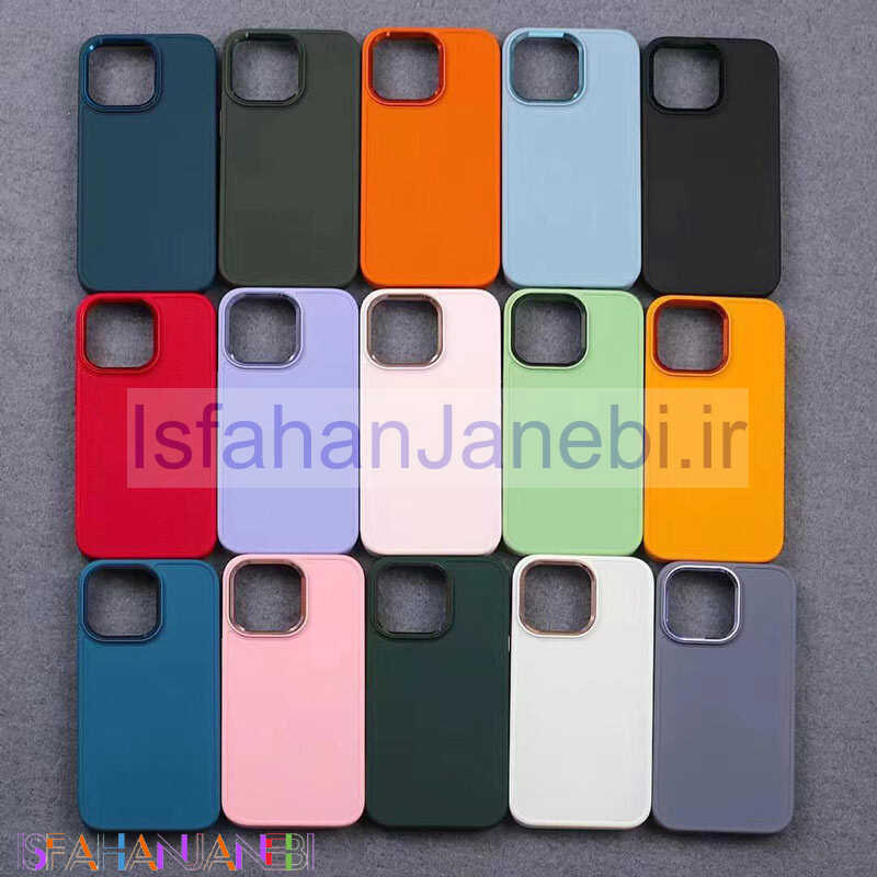 اصفهان جانبی-قاب ضد ضربه Q.Series دور لنز براق iPhone 13