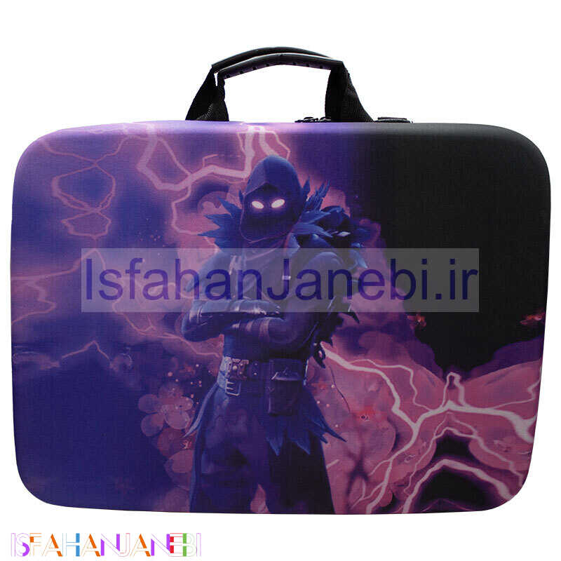 اصفهان جانبی-کیف کنسول بازی PS5 Slim طرح Fortnite کد 01