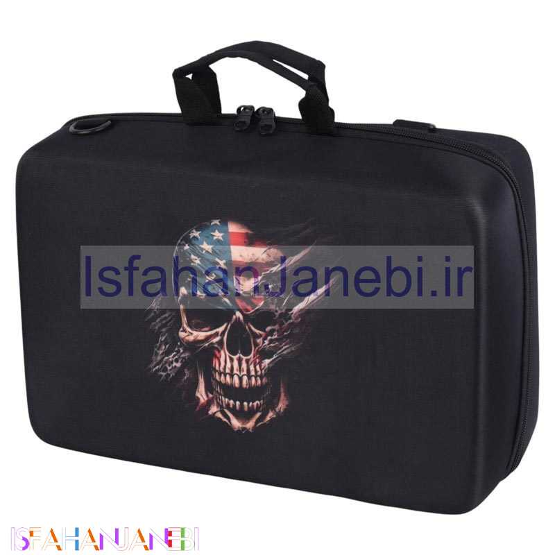 اصفهان جانبی-کیف کنسول بازی PS5 Slim طرح اسکلت کد 2