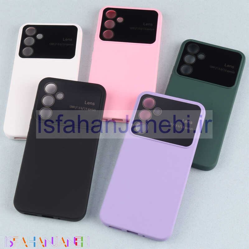 اصفهان جانبی-قاب سیلیکونی Lens Aperture محافظ لنزدار Samsung Galaxy A54