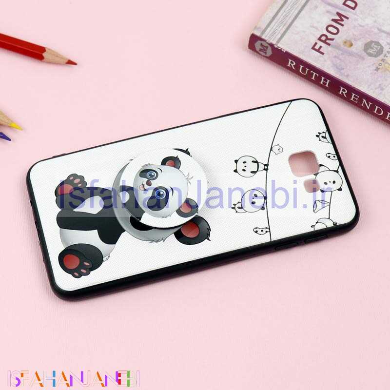 اصفهان جانبی-قاب فانتزی برجسته + پاپ سوکت طرح پاندا سامسونگ J5 Prime سری D