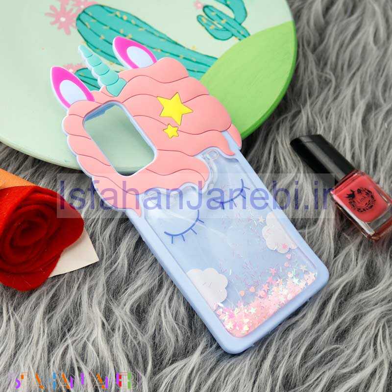 اصفهان جانبی-قاب سیلیکونی آکواریومی یونیکورن Xiaomi Redmi Note 10 Pro