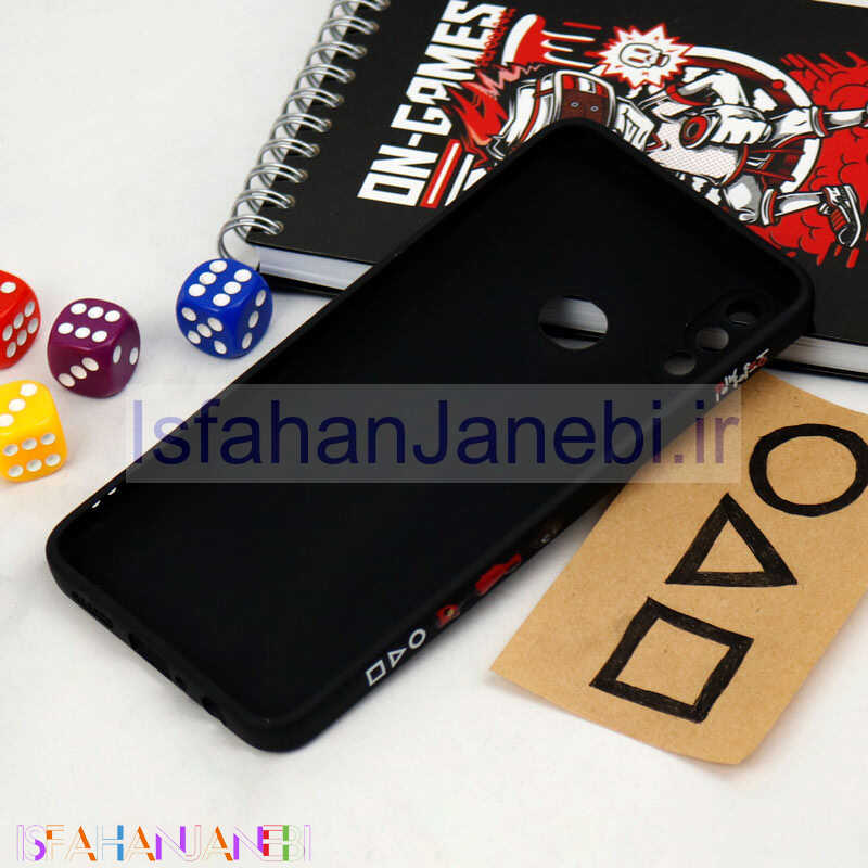 اصفهان جانبی-قاب سیلیکونی محافظ لنزدار طرح اسکویید گیم Samsung Galaxy A10s کد 12