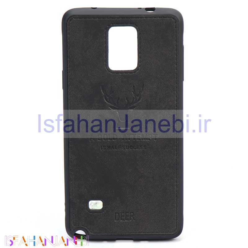 اصفهان جانبی-قاب چرمی طرح گوزن Samsung Note 4 مشکی