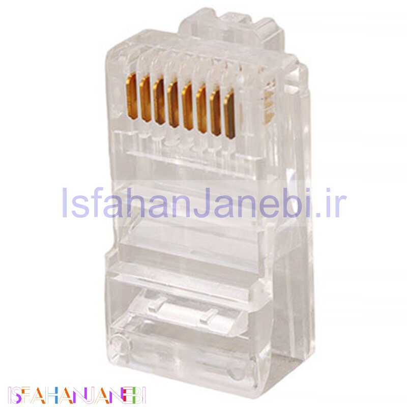 اصفهان جانبی-سوکت شبکه Tyco RJ45 Cat5 بسته 100 عددی