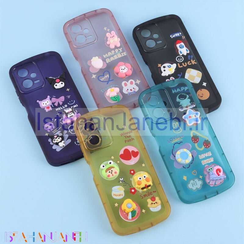 اصفهان جانبی-قاب Fashion Case شیائومی Poco X5 عروسک برجسته محافظ لنزدار