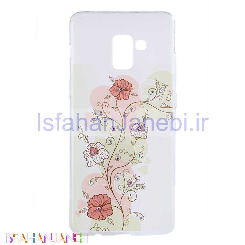 اصفهان جانبی-قاب فانتزی YOUNICOU Samsung A8 Plus طرح گل بوته