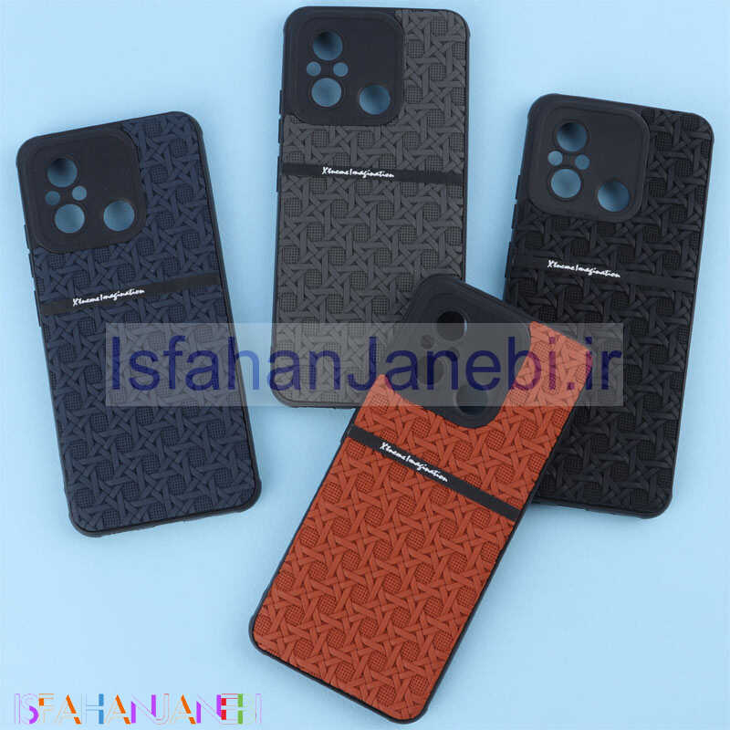 اصفهان جانبی-قاب ژله ای شیائومی Redmi 12C طرح حصیری محافظ لنزدار Pro Camera