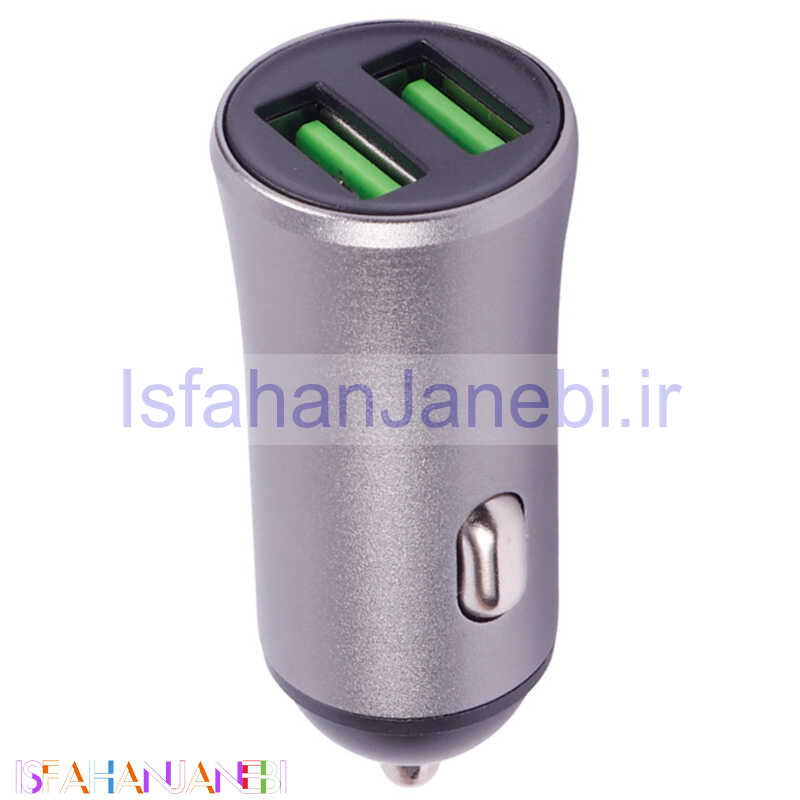اصفهان جانبی-شارژر فندکی فست شارژ Denmen DZ07 2.4A 12W