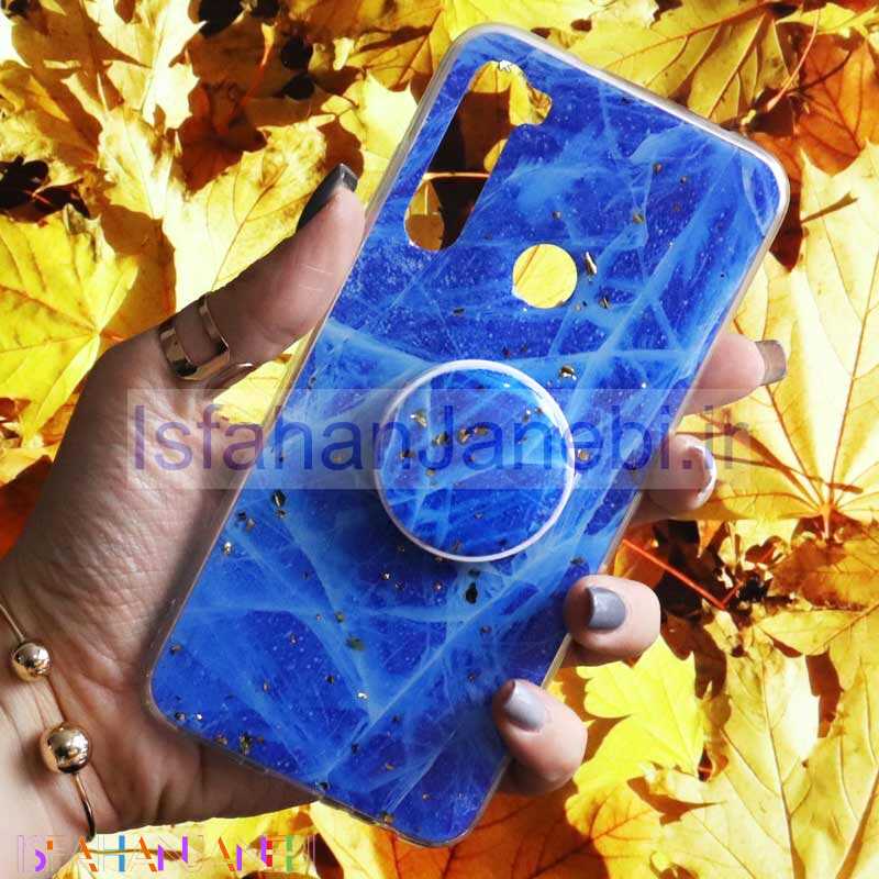 اصفهان جانبی-قاب رنگین کمانی پاپ سوکت دار خرچنگی کد6 شیائومی Redmi Note 8