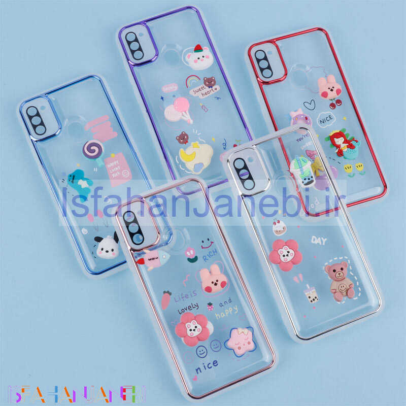 اصفهان جانبی-قاب شفاف عروسک برجسته محافظ لنزدار Samsung Galaxy A11 / M11