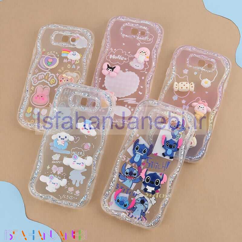 اصفهان جانبی-قاب شاینی سامسونگ Galaxy J7 Prime عروسکی محافظ لنزدار