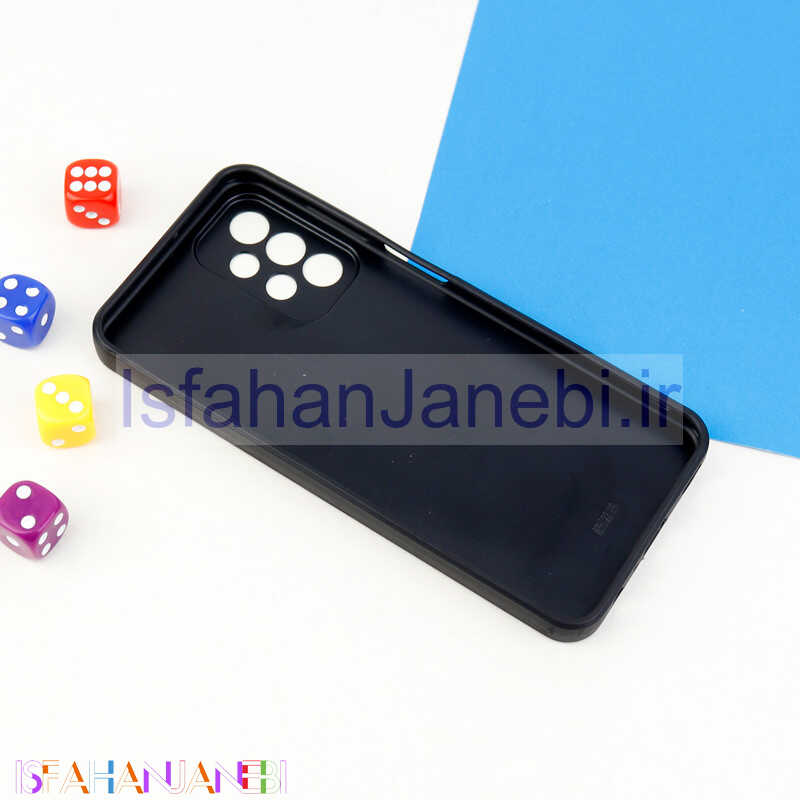 اصفهان جانبی-قاب محافظ لنزدار پشت گلسی طرحدار Samsung Galaxy A23 سری A