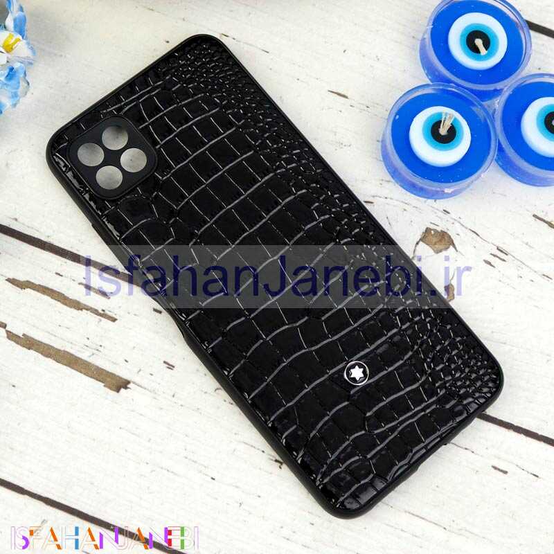 اصفهان جانبی-قاب چرمی Mont Blanc سامسونگ A22 5G مشکی