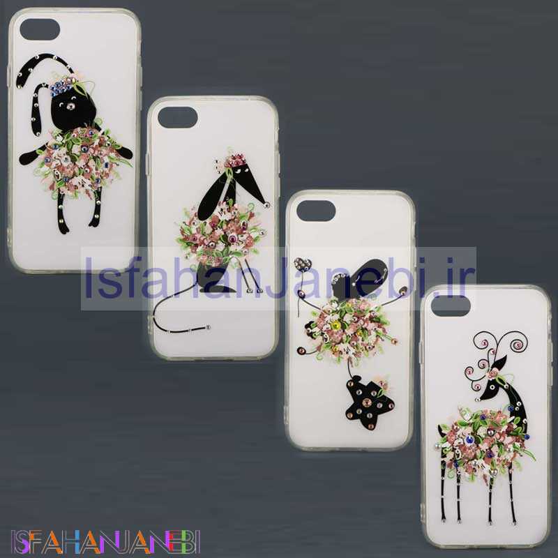 اصفهان جانبی-قاب فانتزی نگین دار YOUNICOU iPhone 7/8