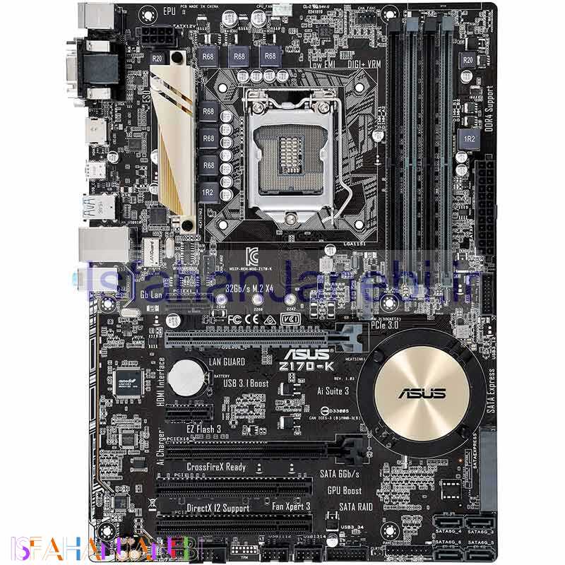 اصفهان جانبی-مادربرد ایسوس Z170-K DDR4