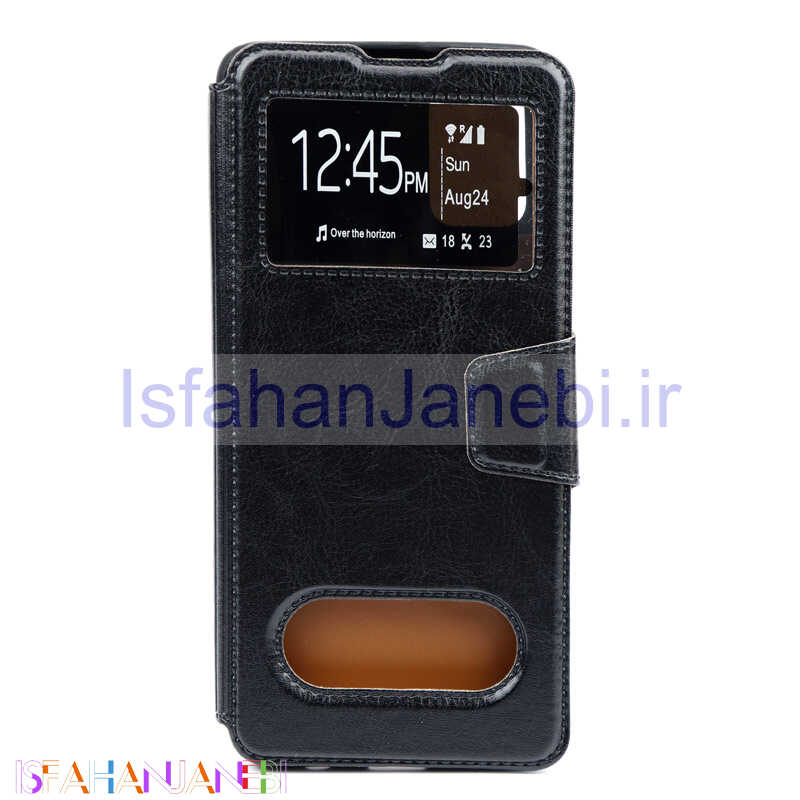 اصفهان جانبی-کیف کلاسوری چرمی Samsung A51 مشکی