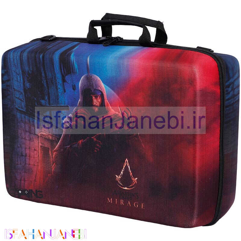 اصفهان جانبی-کیف کنسول بازی PS5 طرح Assassins Creed Mirage کد 1
