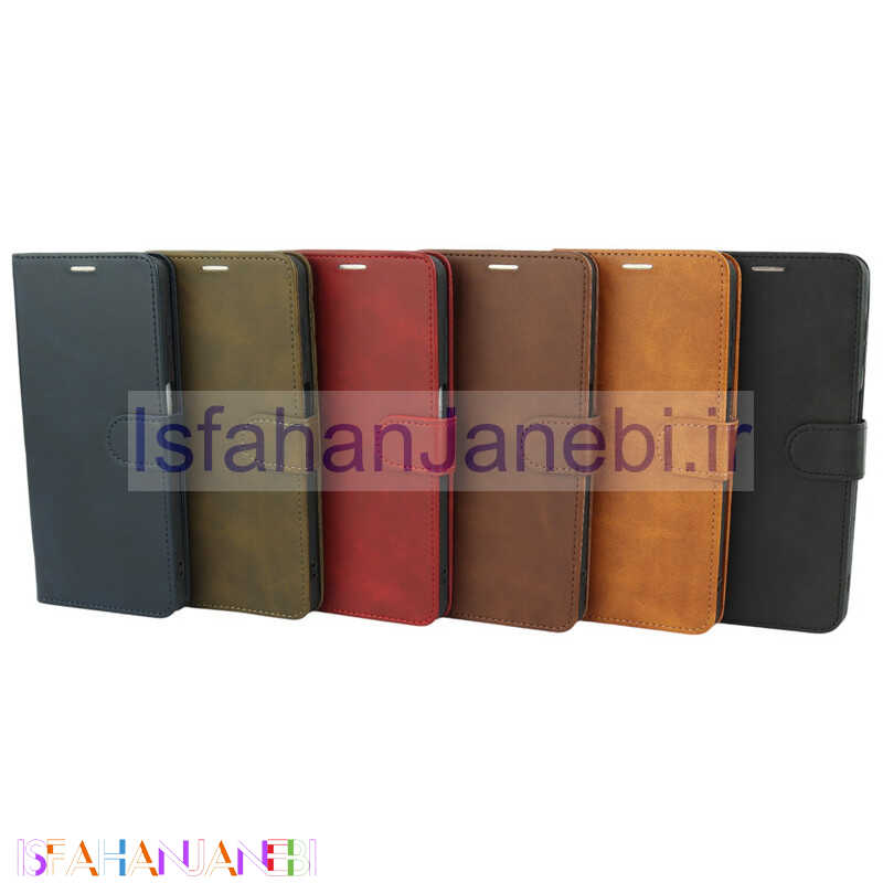 اصفهان جانبی-کیف چرمی مگنتی محافظ لنزدار سامسونگ Galaxy M52 5G