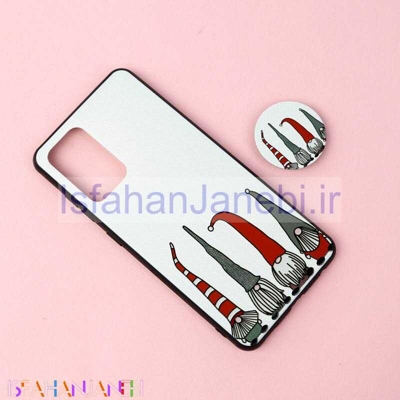 اصفهان جانبی-قاب فانتزی برجسته + پاپ سوکت طرح کوتوله سامسونگ A52 سری D