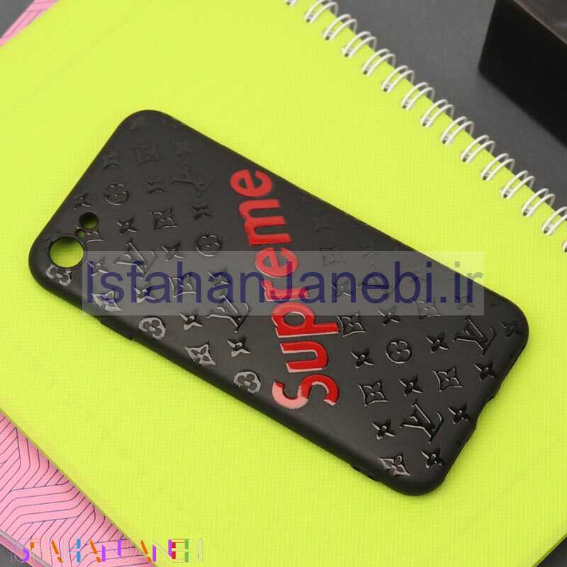 اصفهان جانبی-قاب طرحدار مشکی Superme آیفون iPhone 7/8