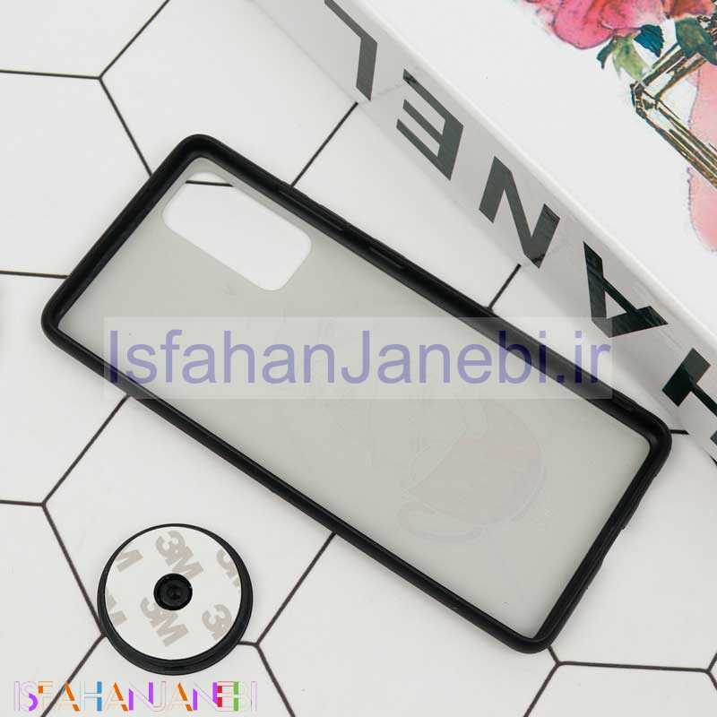 اصفهان جانبی-قاب فانتزی برجسته + پاپ سوکت طرح گربه سامسونگ S20 FE سری D