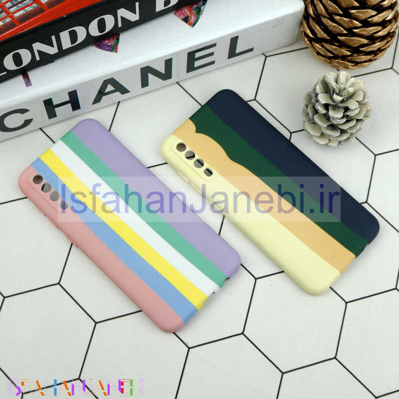 اصفهان جانبی-قاب محافظ لنزدار سیلیکونی رنگین کمانی Highcopy سامسونگ A50