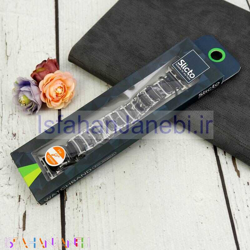 اصفهان جانبی-بند استیل سرامیکی Slicto اپل واچ 42/44mm