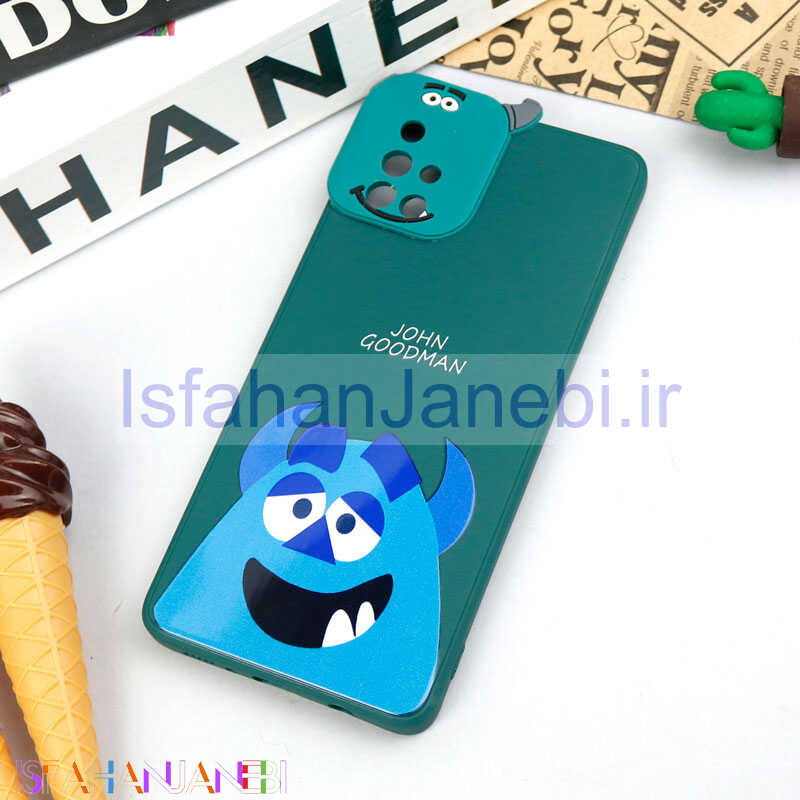 اصفهان جانبی-قاب سیلیکونی عروسکی محافظ لنزدار طرح John سامسونگ Samsung A71
