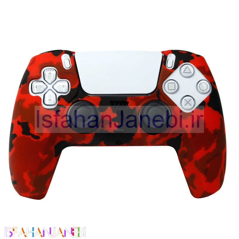 اصفهان جانبی-روکش دسته بازی PS5 طرح چریکی قرمز مشکی