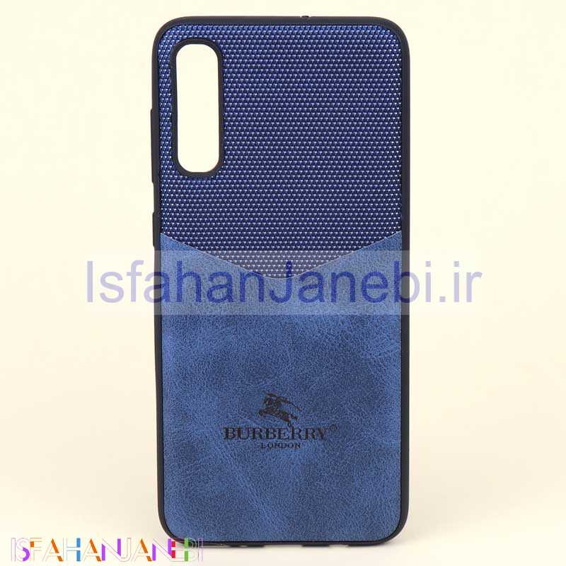 اصفهان جانبی-قاب چرمیBURBERRY سامسونگ A70s سرمه ای