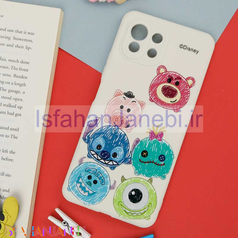 اصفهان جانبی-قاب سیلیکونی سفید محافظ لنزدار طرح دیزنی پسرانه Xiaomi Mi 11 Lite