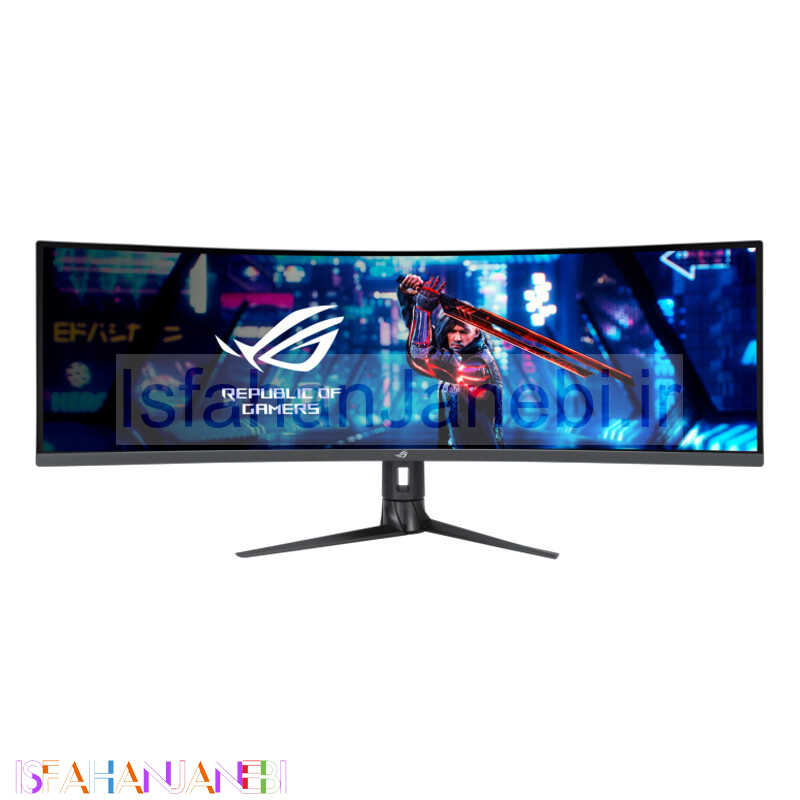 اصفهان جانبی-مانیتور گیمینگ خمیده ایسوس ROG Strix XG49WCR سایز 49 اینچ