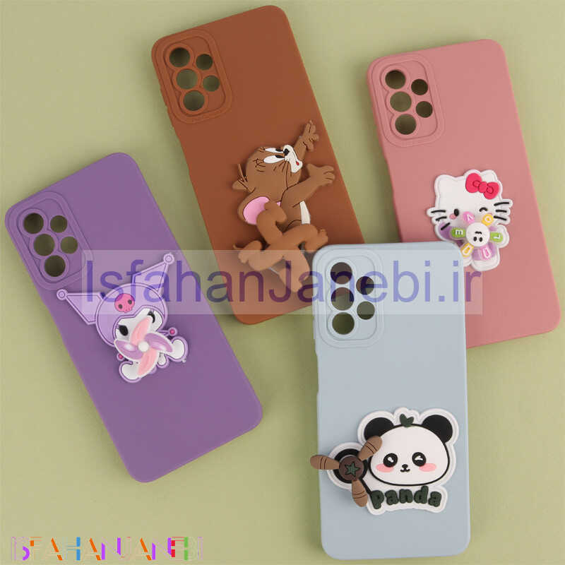 اصفهان جانبی-قاب سیلیکونی اسپینردار محافظ لنزدار سامسونگ Galaxy A13 4G