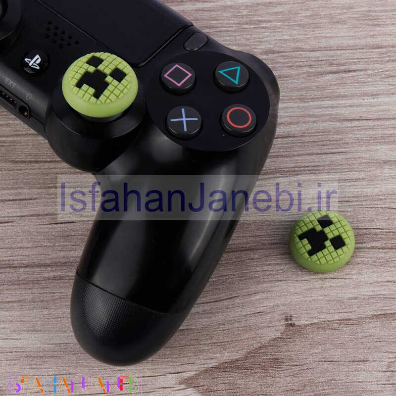 اصفهان جانبی-روکش آنالوگ دسته بازی Play Station/XBOX طرح Creeper Face
