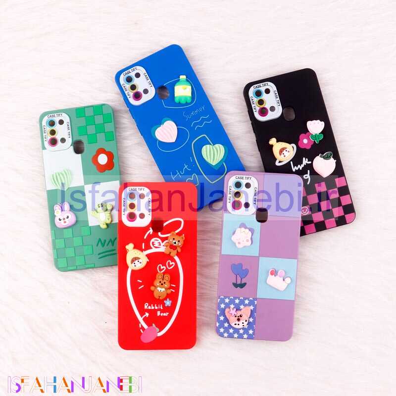 اصفهان جانبی-قاب عروسکی برجسته Pro Camera محافظ لنزدار Samsung Galaxy A21s