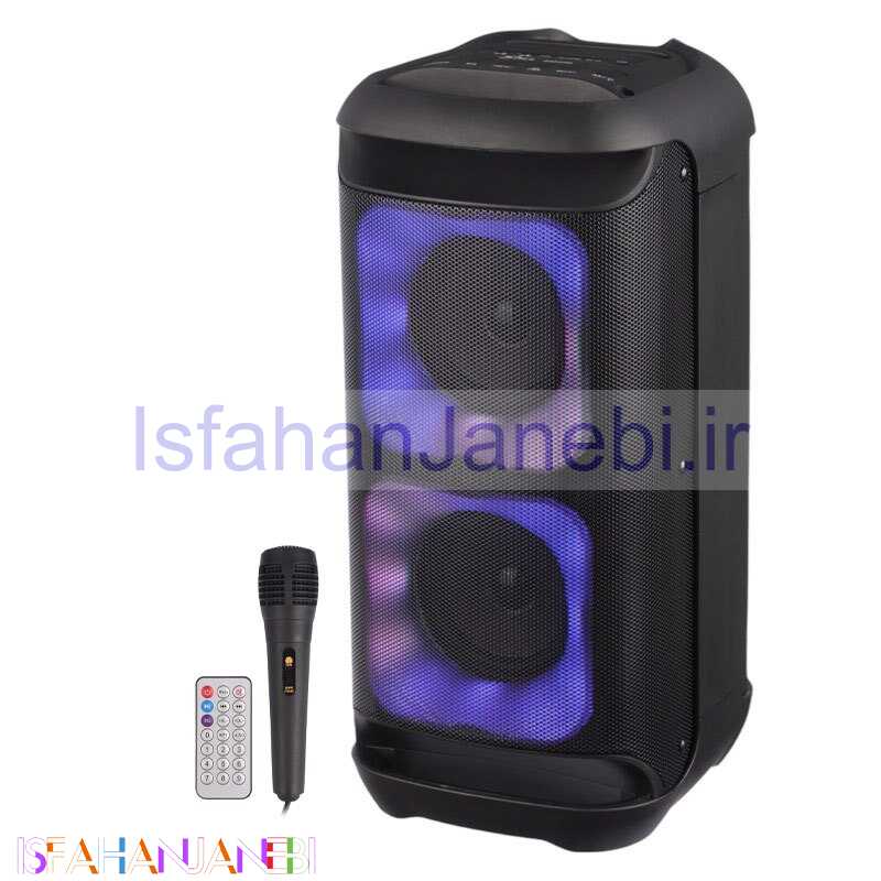 اصفهان جانبی-اسپیکر بلوتوثی رم و فلش خور Sing-E ZQS4289 + میکروفون و ریموت کنترل