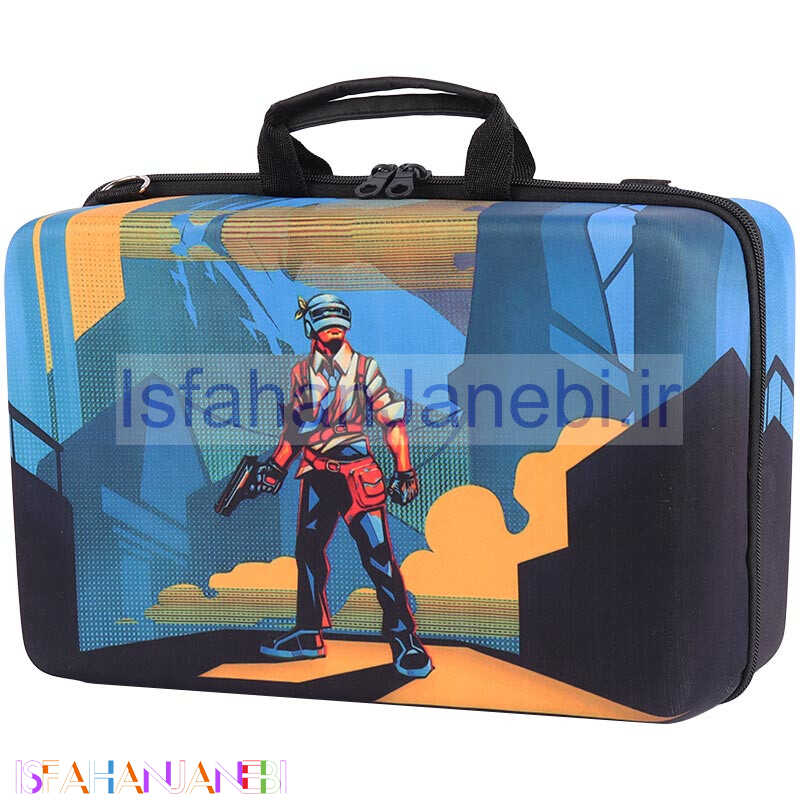 اصفهان جانبی-کیف کنسول بازی PS5 Slim طرح پابجی