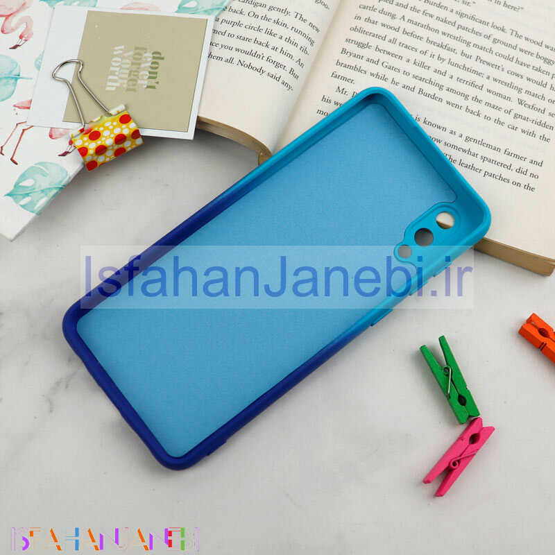 اصفهان جانبی-قاب سیلیکونی محافظ لنزدار دو رنگ Samsung Galaxy A02