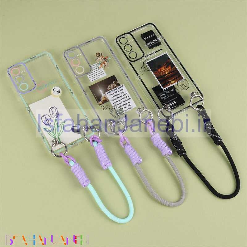 اصفهان جانبی-قاب شفاف ژله ای دستبندی محافظ لنزدار Samsung Galaxy A05s