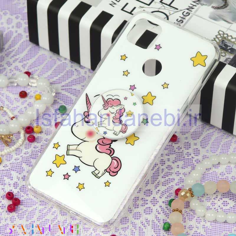 اصفهان جانبی-قاب سوپر IMD دور شفاف پاپ سوکت دار Xiaomi Redmi 9C یونیکورن