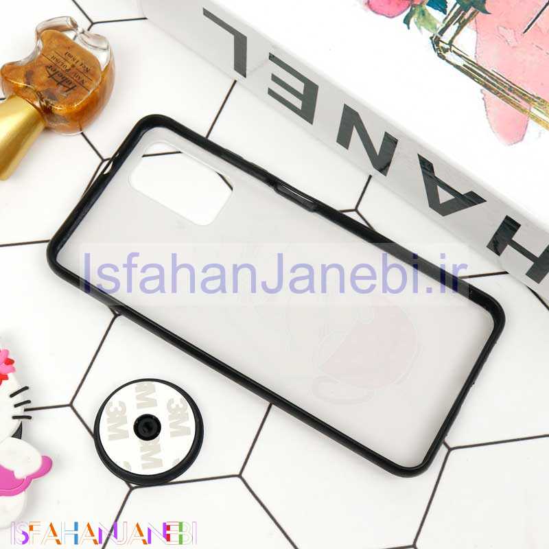 اصفهان جانبی-قاب فانتزی برجسته + پاپ سوکت طرح گربه شیائومی Poco M3 سری D